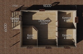 Дачный домик Д-9